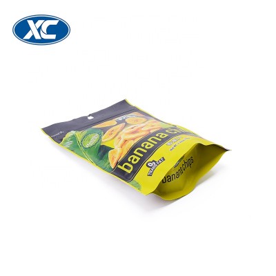 custom food grade zipper stand up plastic dry fruit packing bag